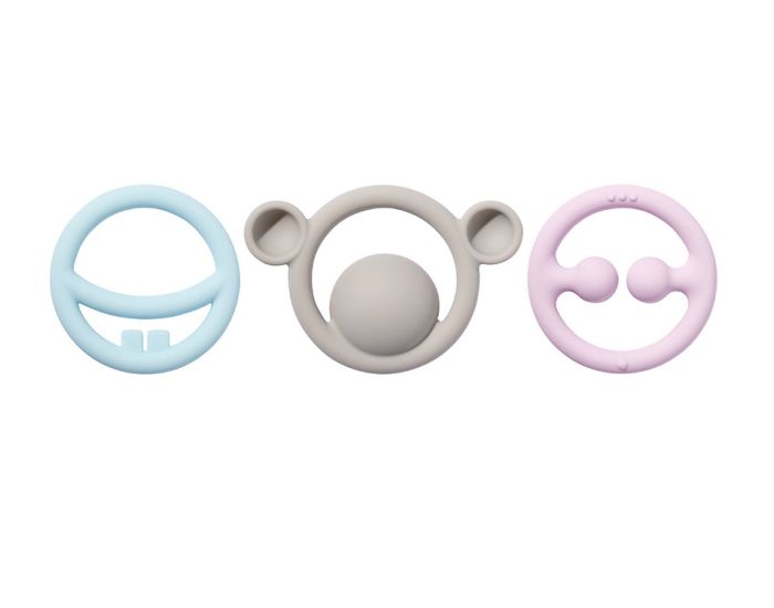 MOLUK Set de 3 anneaux de dentition tactiles NIGI, NAGI & NOGI (6)