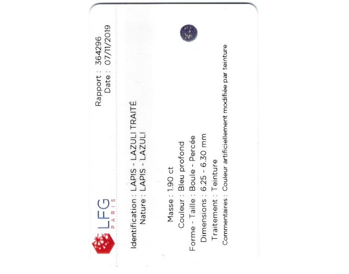 IRREVERSIBLE Collier d'ambre & lapis lazuli - Pour bb (10)