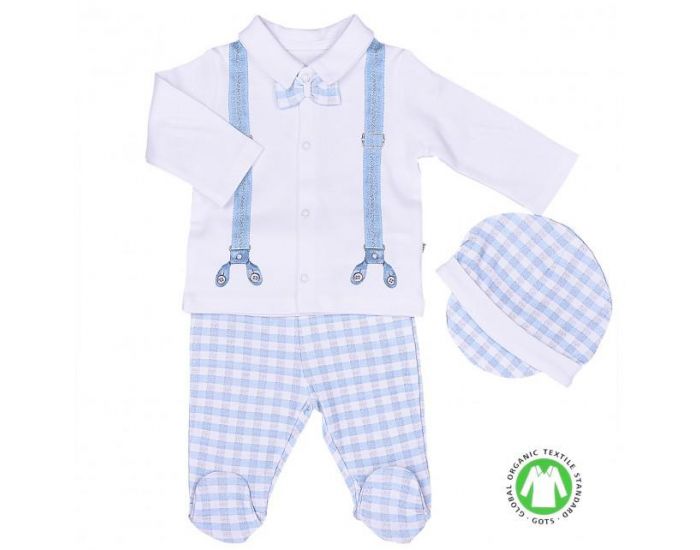 SEVIRA KIDS Ensemble vtements Bb 3 pices - Vichy (4)