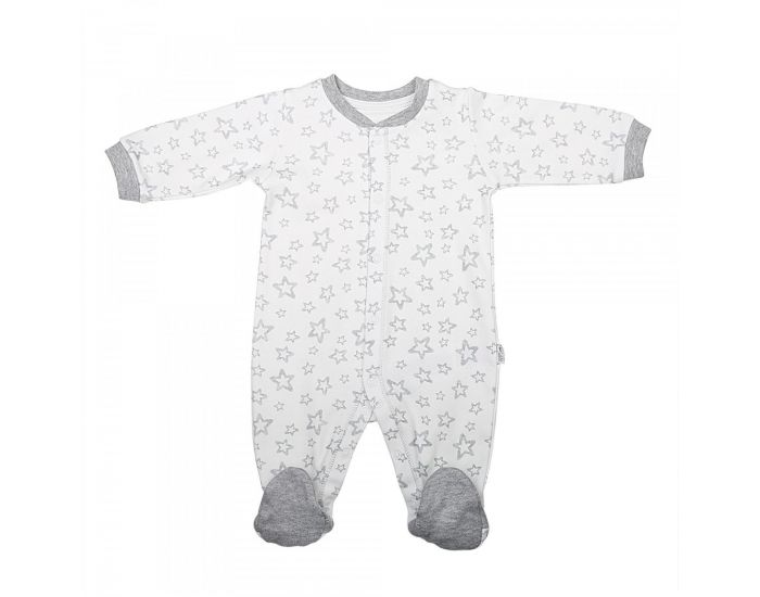 SEVIRA KIDS Dors-bien pyjama bb en coton bio avec bonnet - Active Star (1)