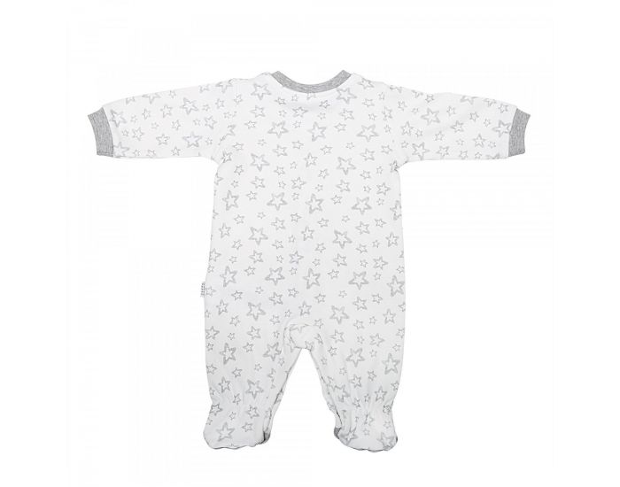 SEVIRA KIDS Dors-bien pyjama bb en coton bio avec bonnet - Active Star (2)