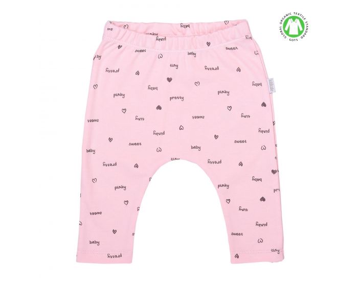 SEVIRA KIDS Pantalon legging bb en coton biologique Pretty (4)