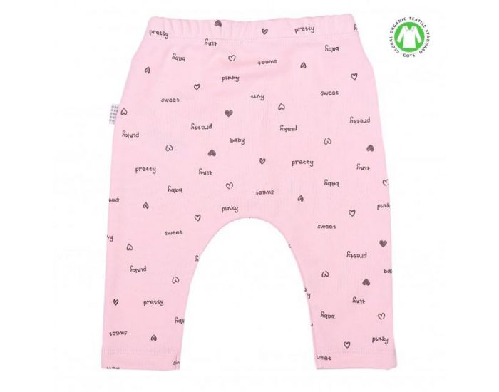 SEVIRA KIDS Pantalon legging bb en coton biologique Pretty (7)