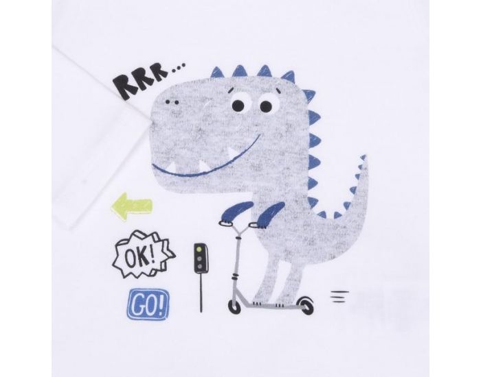 SEVIRA KIDS Ensemble Vtements Bb - Pyjama 2 Pices - Dino Trafic (3)