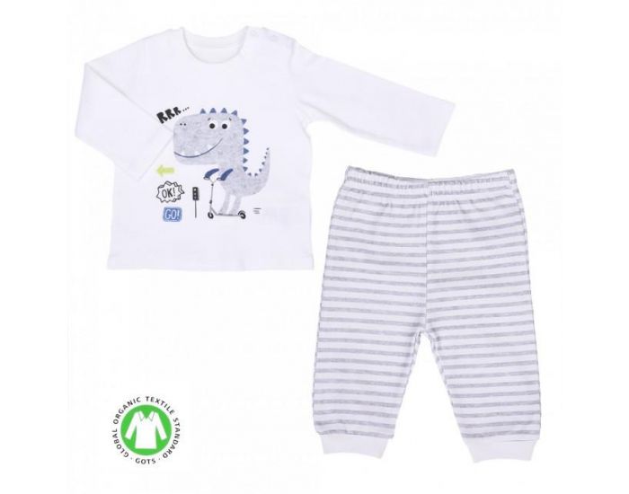 SEVIRA KIDS Ensemble Vtements Bb - Pyjama 2 Pices - Dino Trafic (6)