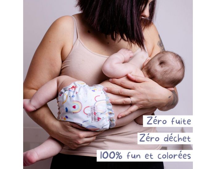 APPLECHEEKS Couche Lavable TE1 - Taille unique 2.8/16kg (1)