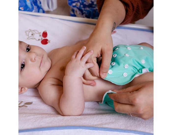 APPLECHEEKS Couche Lavable TE1 - Taille unique 2.8/16kg (6)