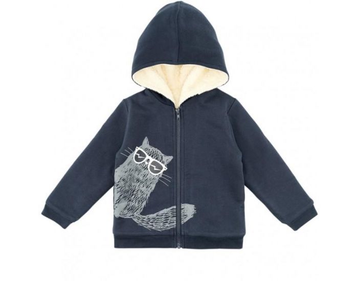 LA QUEUE DU CHAT Veste Bb Bio Double  Capuche (1)