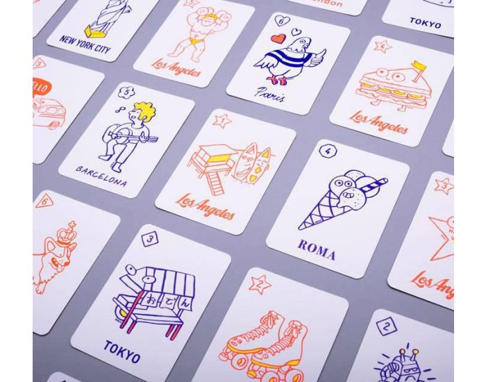 OMY Jeu de 7 familles  colorier - City - Ds 3 ans (1)