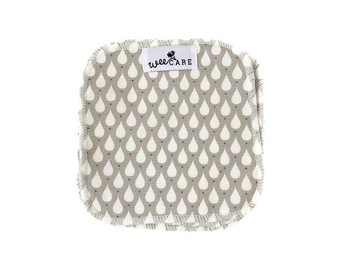 WEECARE Lingettes lavables en Velours de Bambou et Coton (5)