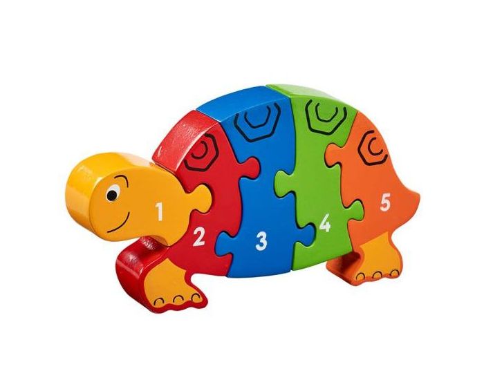 LANKA KADE Puzzle en Bois Tortue Chiffres 1-5 - Ds 10 mois (2)