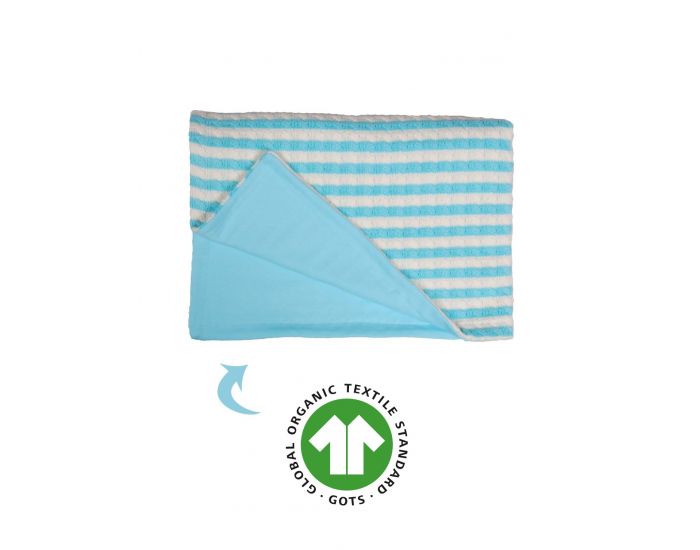 BEBESEO Couverture Bio Trico 110X75 CM Double paisseur Ray  (2)