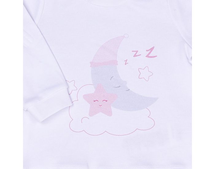 BEBESEO Pyjama 2 Pices Rose 100% Bio Pull + Pantalon (1)