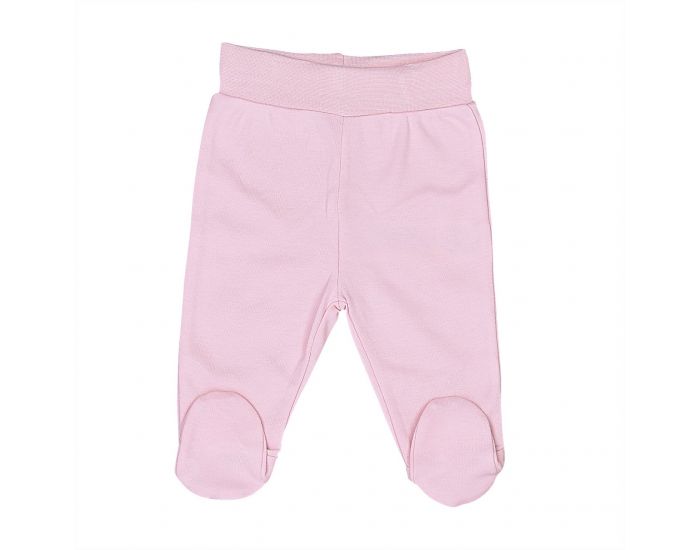 BEBESEO Pyjama 2 Pices 100% Bio Rose Pull + Pantalon Avec Boutons Pressoirs Et Broderies (2)