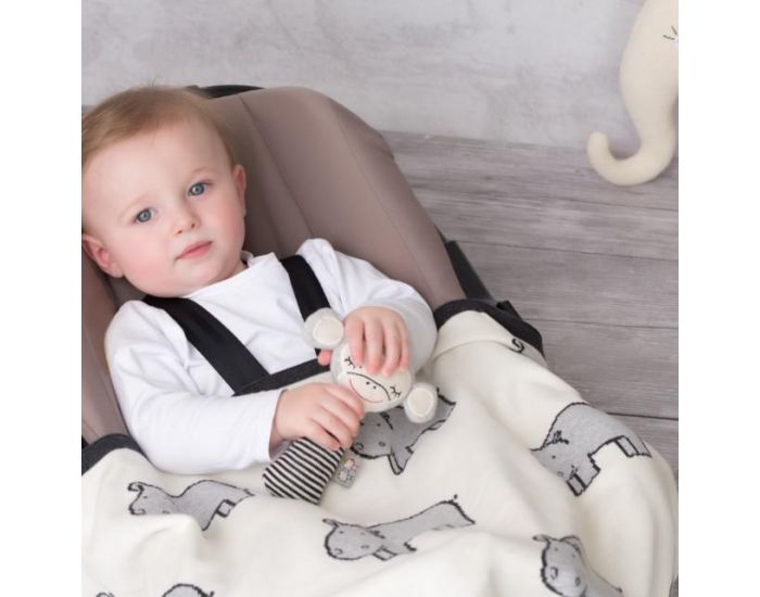 SEVIRA KIDS Hochet en coton - Singe - D�s la Naissance (4)