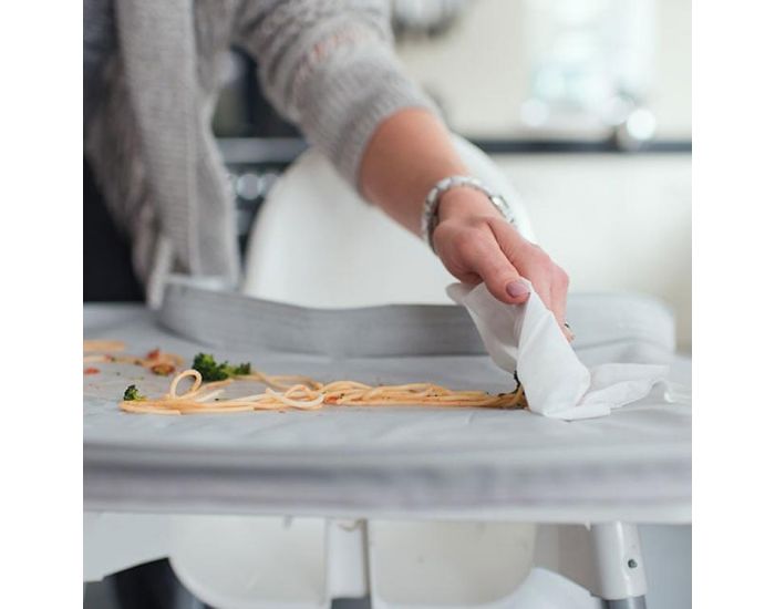 TIDY TOT Kit Bavoir et Plateau Transportable - Sage Green (1)