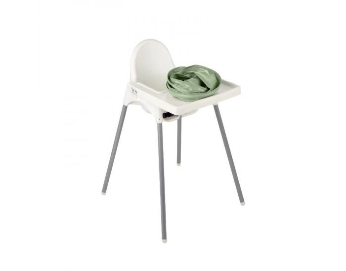 TIDY TOT Kit Bavoir et Plateau Transportable - Sage Green (9)