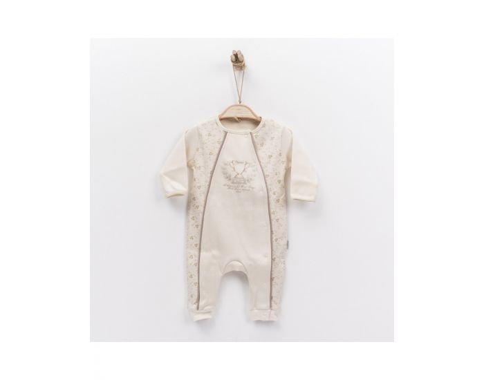 BEBESEO Kit Naissance Coton Bio 10 Pices Beige Mixte (4)