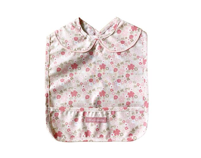 LITTLE CREVETTE Bavoir enduit Mila (1)
