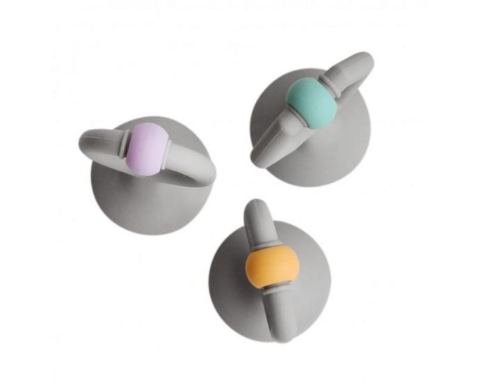 LITTLE RAWR Jouet Anneau de Dentition avec Ventouse - 3 pices - Ds 4 mois (4)