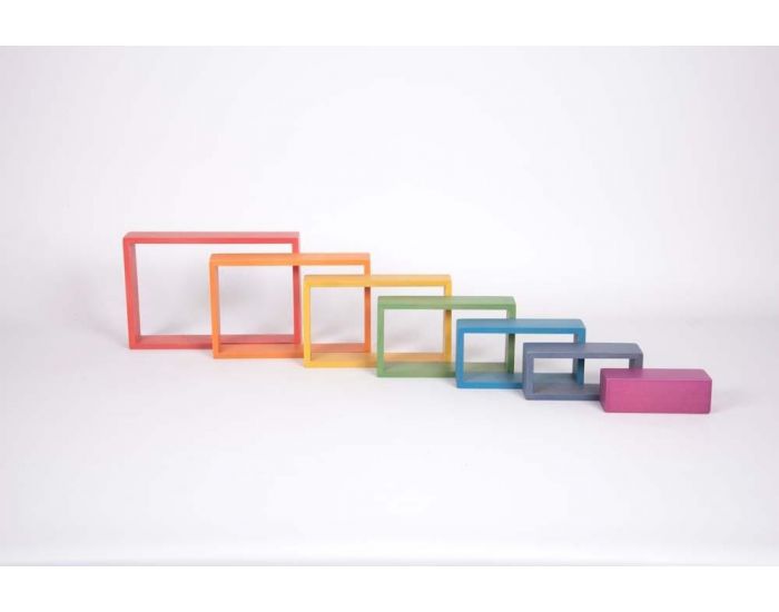 TICKIT Rectangles en Bois Arc En Ciel - D�s 12 mois (1)
