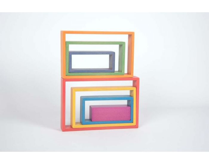 TICKIT Rectangles en Bois Arc En Ciel - D�s 12 mois (2)
