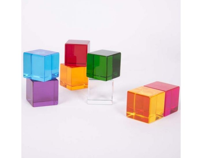 TICKIT Set de 8 Cubes de Perception - Ds la naissance (1)