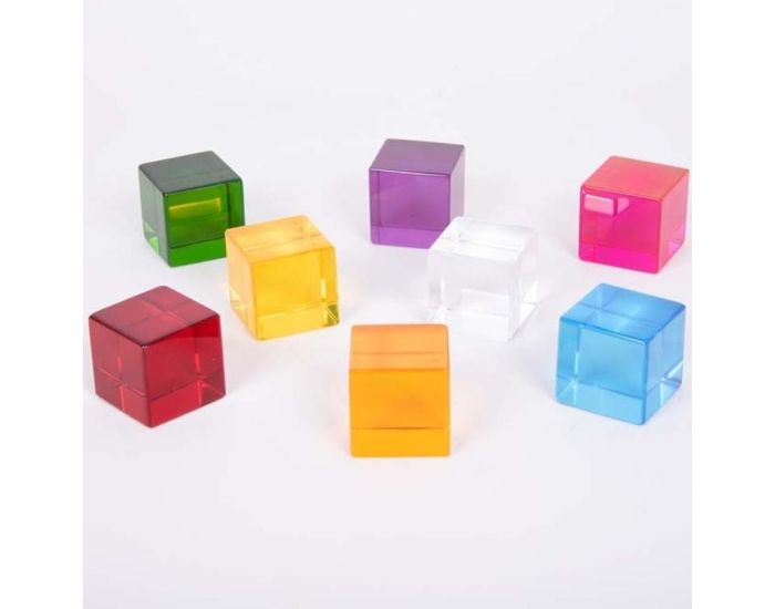 TICKIT Set de 8 Cubes de Perception - Ds la naissance (2)