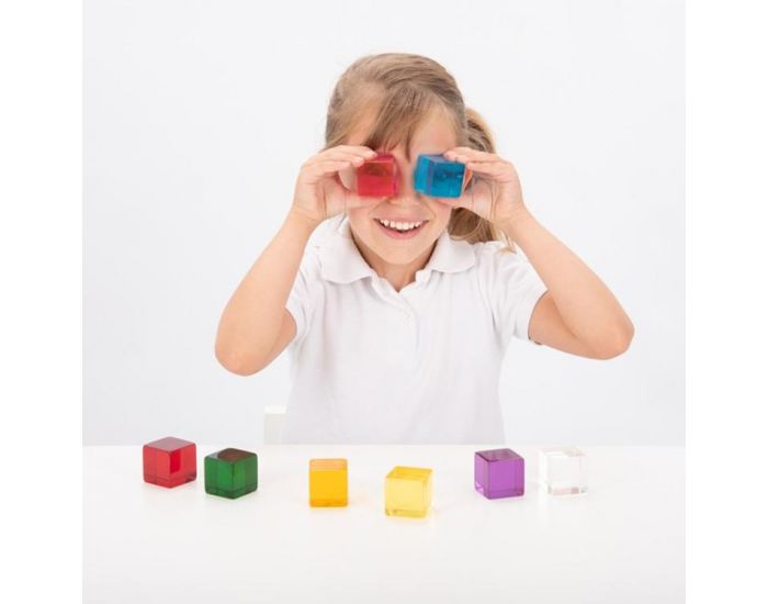 TICKIT Set de 8 Cubes de Perception - D�s la naissance (4)