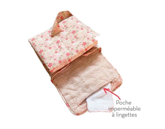 LITTLE CREVETTE Tapis  langer de voyage Mila (7)