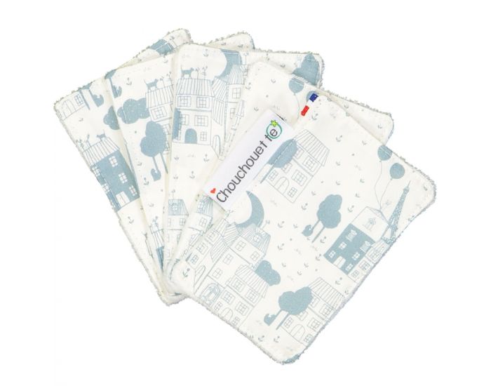 CHOUCHOUETTE lot de 5 lingettes lavables 