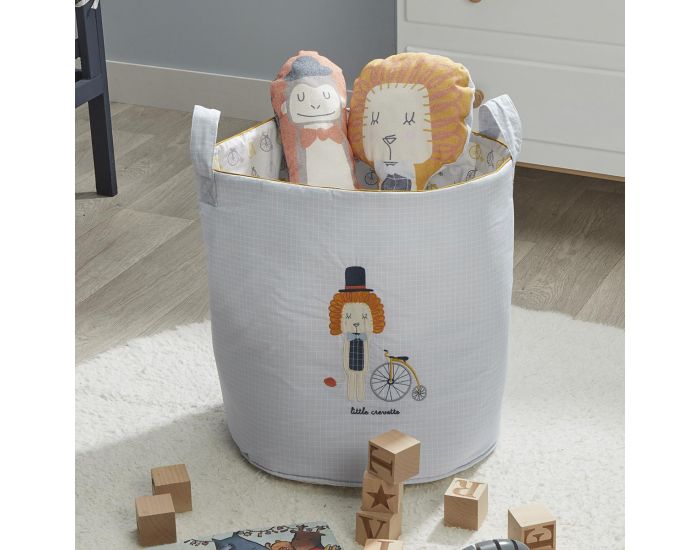 LITTLE CREVETTE Coussin doudou Lucien-Raoul (7)