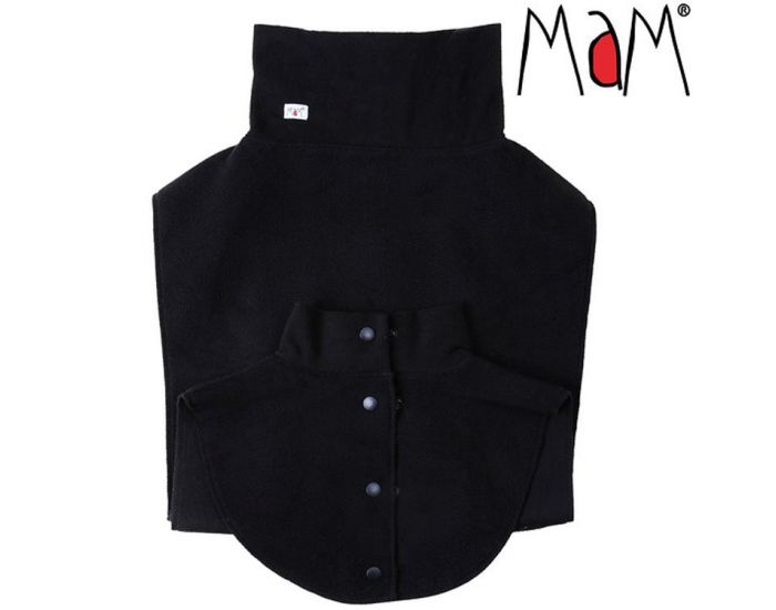 MAM DESIGN Double col chaud en polaire - Noir (2)