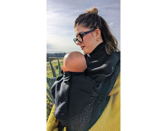 MAM DESIGN Double col chaud en polaire - Noir (3)