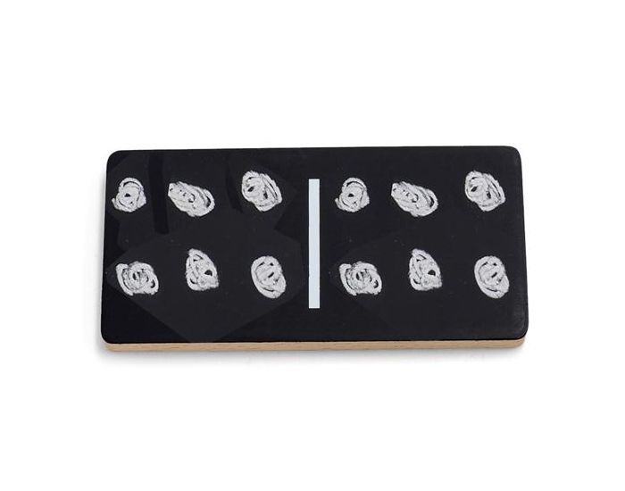 WODIBOW Dominos en bois et ardoise Domi Chalking - D�s 2 ans (2)