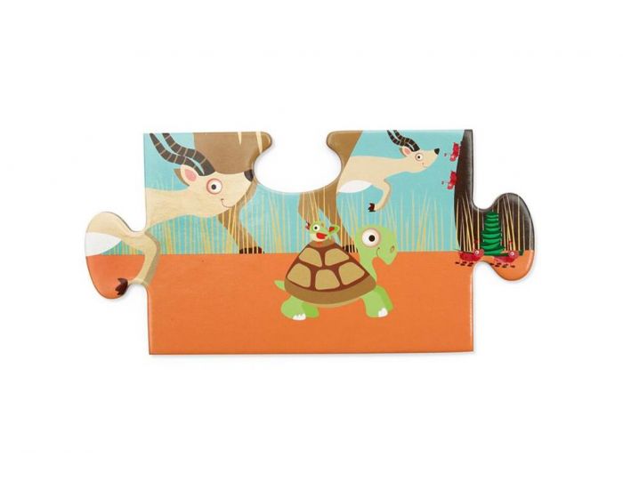 SCRATCH EUROPE Puzzle de sol XL Safari - D�s 3 ans (2)