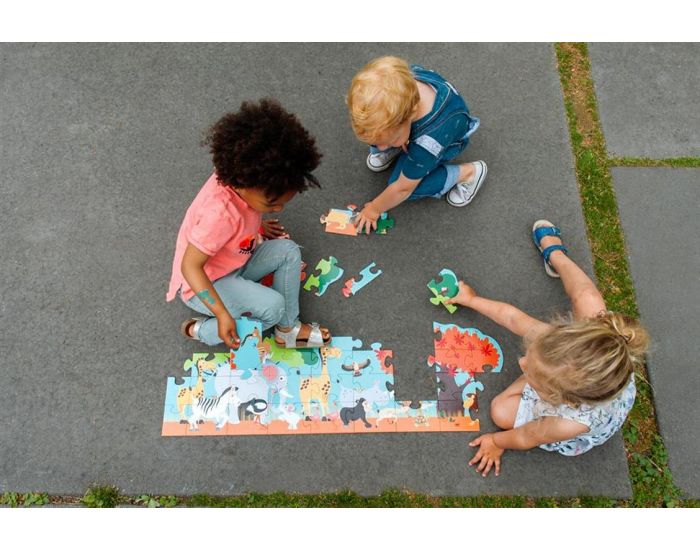 SCRATCH EUROPE Puzzle de sol XL Safari - D�s 3 ans (7)