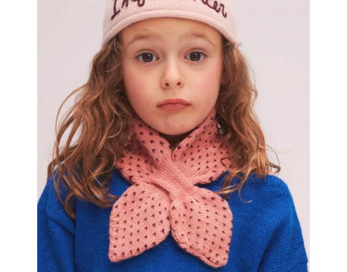 OEUF NYC Tour de Cou Rose Pivoine en Alpaga (3)