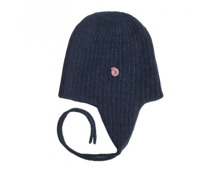 ESENCIA Bonnet Bb en Alpaga Bleu Marine (1)