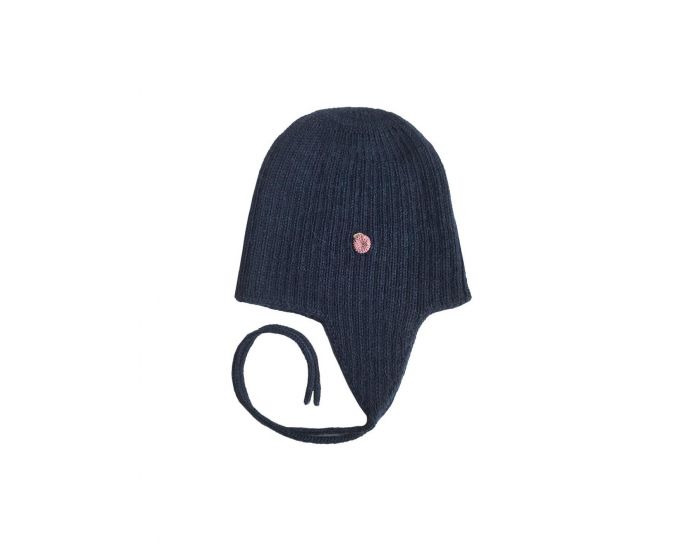 ESENCIA Bonnet Bb en Alpaga Bleu Marine (3)