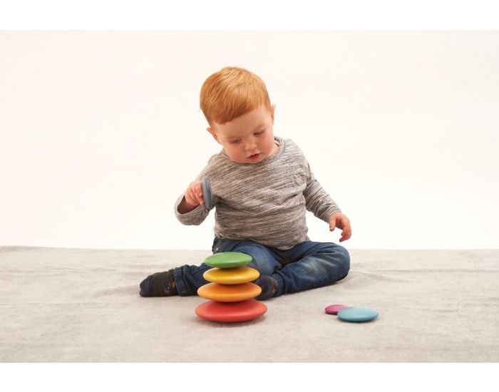 TICKIT Sphres en bois Arc En Ciel - Ds la naissance (4)