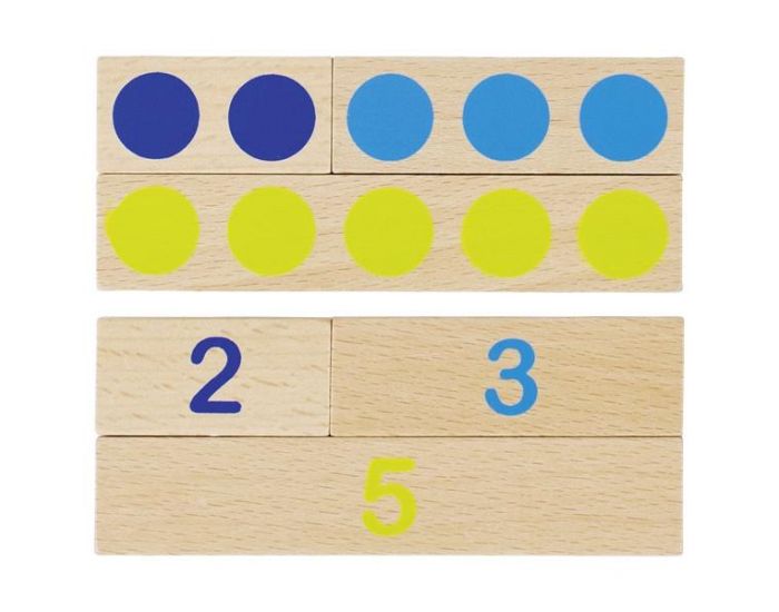 GOKI Rglette de Calcul en Bois 36 lments - Ds 3 ans (2)