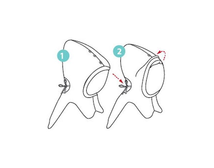 MANYMONTHS Cagoule ajustable ELEPHANT SoftShell Black / Rock Grey (1)