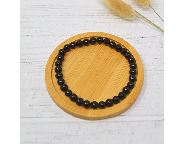IRREVERSIBLE Bracelet Adulte - Pierres Naturelles : Obsidienne (1)