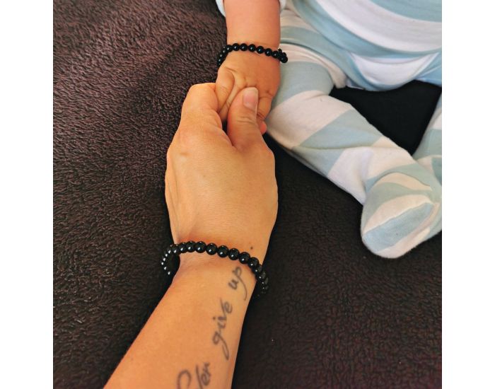 IRREVERSIBLE Bracelet Adulte - Pierres Naturelles : Obsidienne (5)