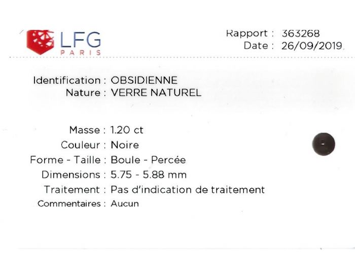 IRREVERSIBLE Bracelet Adulte - Pierres Naturelles : Obsidienne (6)