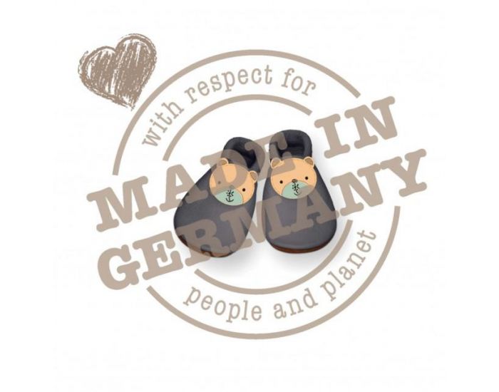 SEVIRA KIDS Chaussons Bb en Cuir Souple - Etoile Rose (4)