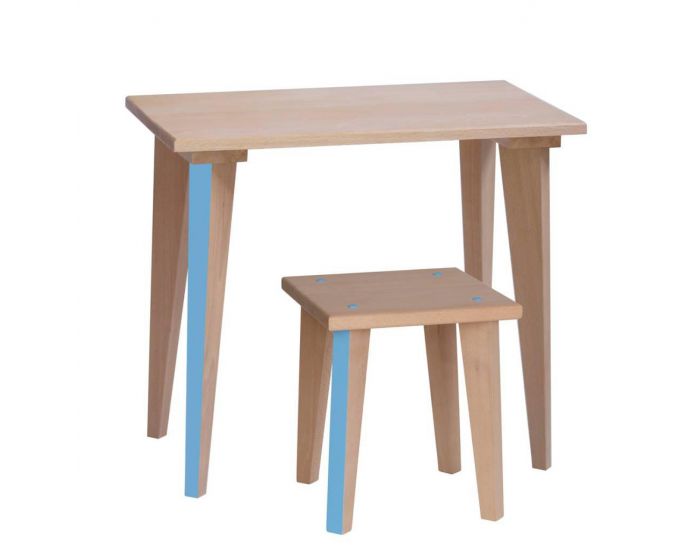 PAULETTE ET SACHA Table �colier Maternelle en Bois Massif (1)