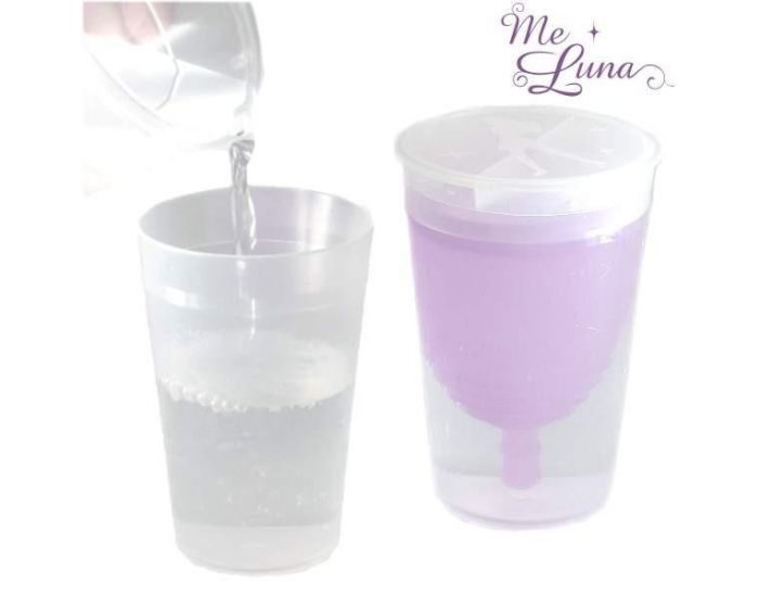 MELUNA Strilisateur pour coupe menstruelle Blanc (1)