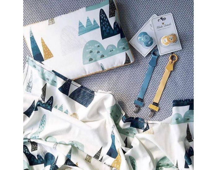 SEVIRA KIDS Langes multi usage en bambou - lot de 2 - Everest - 50 x 50 cm (6)